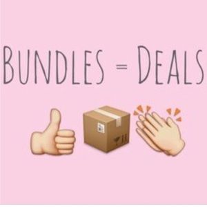 I love bundles! Add your favorite items to a bundle and I’ll make you an offer!
